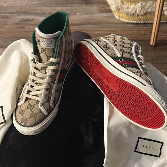 1977 high top Gucci sneakers authentic - Picture 4 of 8